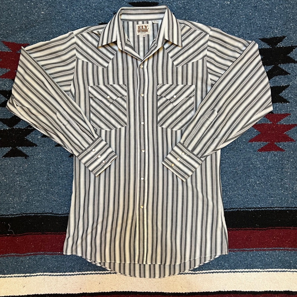 Vintage Ely Cattleman Pearl Snap